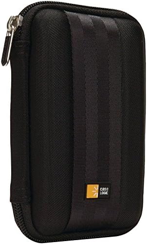 Case LogicQHDC-101 Portable EVA Hard Drive Case - Black 3.75 x 1.6 x 5.75 in