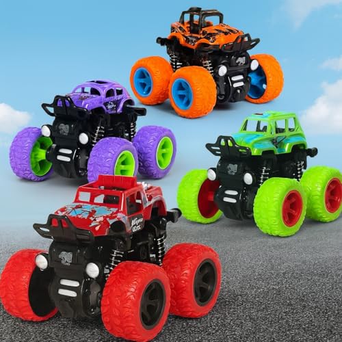 Image of Magic Induction RC Intelligent Sensor Car - 2.4GHz Remote Control Mini Car with Smart Music & LED Lighting, Line Sensing Infrared, Educational Racing Toy (4WD Rock Climber)