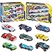 METAL MACHINES- Mini Auto Giocattolo da Corsa, Confezione da 20, Esclusiva Amazon 6778 Racing Car Toy 20 Pack Serie 2, Colore