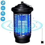 [page_title]-VOKSUN Insektenvernichter, Elektrisch Mückenfalle, 15W UV Mückenlampe Insektenfalle Wasserdicht Tragbare Moskito Killer Chemiefrei Schutz vor Elektrischem Schlag für Innen und Außeneinsatz Gärten