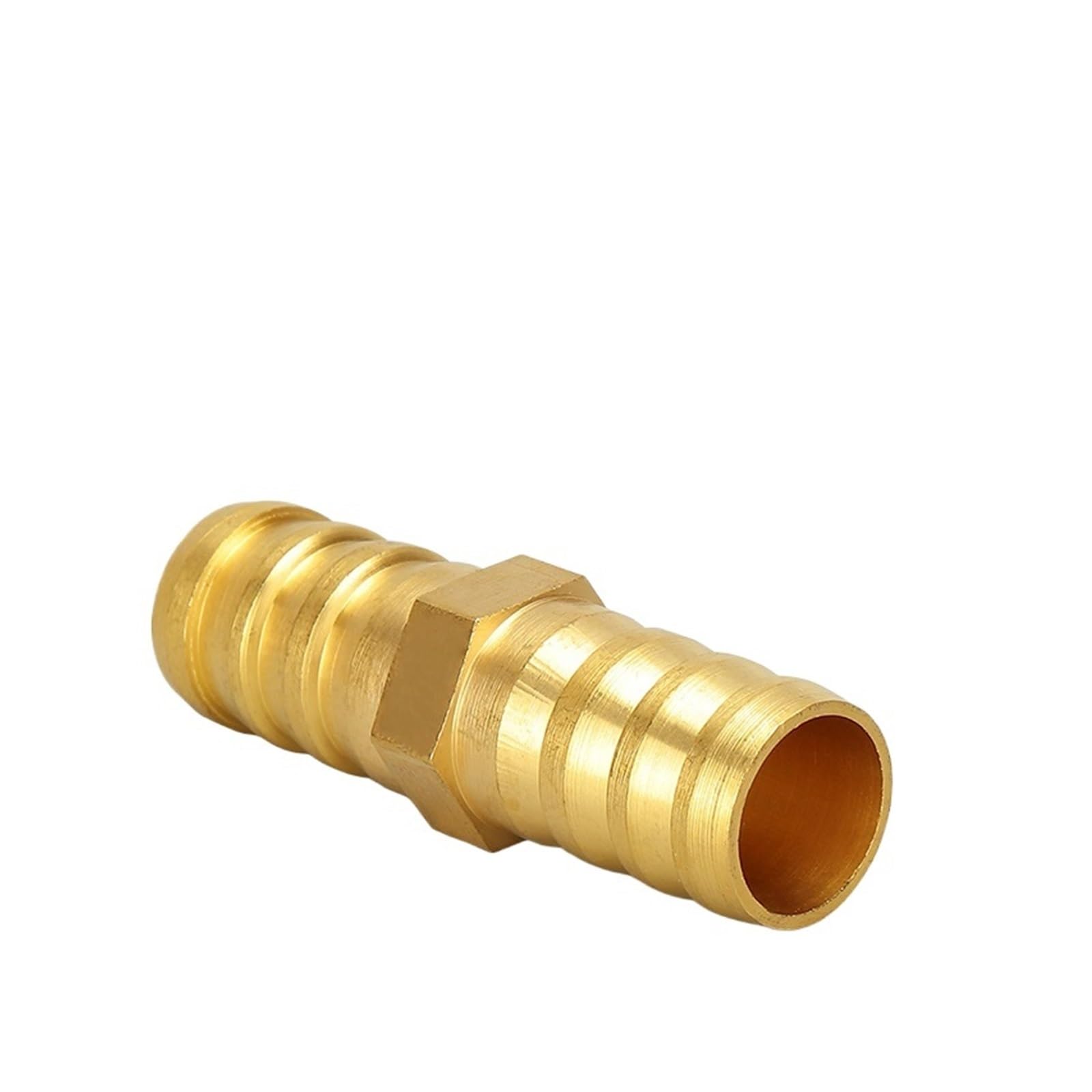 Racores de empalme con espiga de latón, Conector de cobre amarillo la pagoda manera instalación tuberías Barb 2 for tamaños múltiples manguera(50mm)