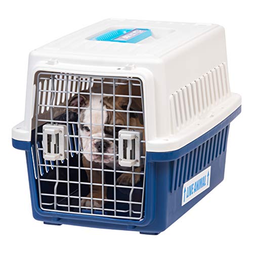 IRIS Small Pet Travel Carrier, 5 Pack, White/Navy