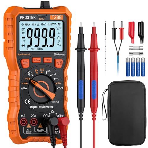 Proster Digitale multimeter 6000 NCV TRMS professional