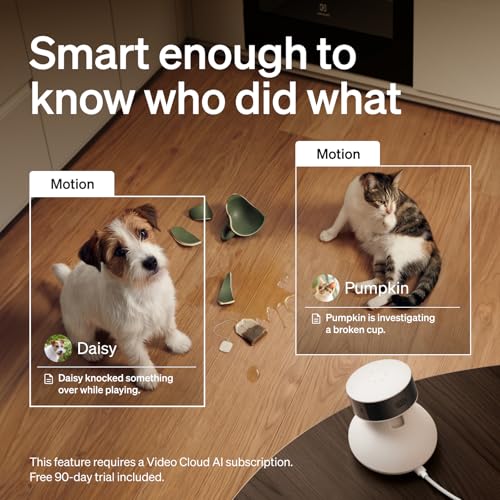 Image of PETLIBRO 90-Day AI Trial Pet Camera Indoor with Phone App, 360 Pan Tilt Dog Camera&Cat Cameras, Indoor Camera WiFi Camera with AI Detection&Recognition, Home Cameras Indoor, Night Vision, 2-Way Audio
