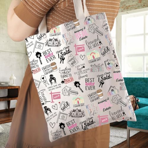 Bolso Tote regalo para agentes inmobiliarios mujeres miniatura 2