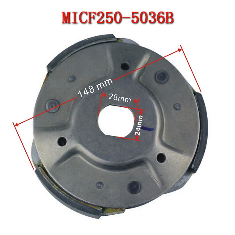 Placa de embrague motocicleta 250-5036B for accesorios Moto 250 V3 V5