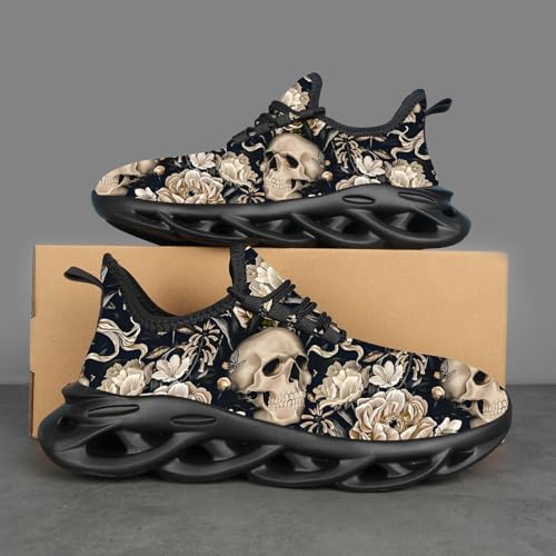 Image of DLWKIPV Men Running Shoes Men's Tennis Shoes Lightweight Breathable Fashion Sneakers Non Slip Workout Gym Shoes for Running