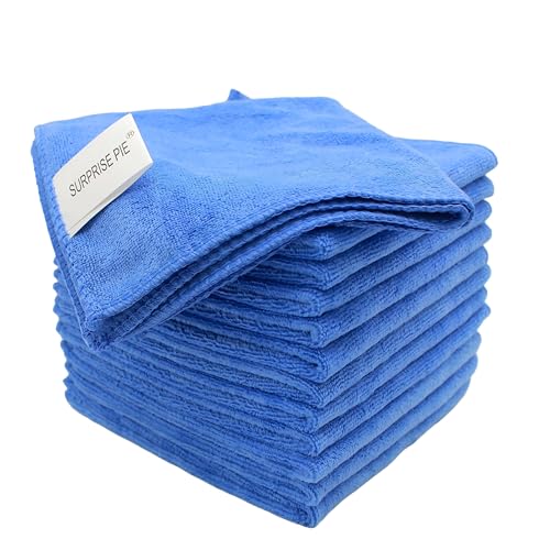 Image of 400 GSM Microfiber Cleaning Cloths,Ultra Absorbent Lint Free Reusable Towels for Kitchen, Glass, Windows, Car Detailing & Household Cleaning, Thick Quick Dry Cleaning Rags, 12 inch x 12 inch