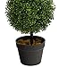 Nearly Natural 36in Artificial Triple Ball Boxwood Topiary Tree - Indoor Outdoor Realistic Faux Greenery for Home Patio Office Decor, Low Maintenance