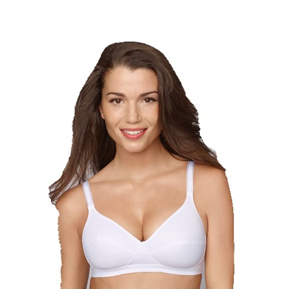 PlaytexWomen's Basic Micro Support Twinpack Bra Opaque (Pack of 2)