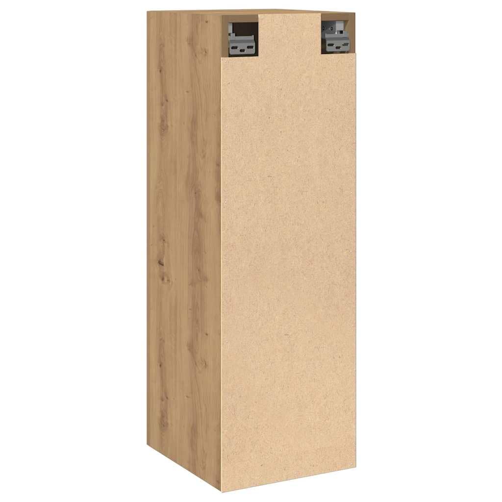 vidaXL Mobile TV Rovere Artigianale 30,5x30x90 cm in Legno Multistrato, mobiletto, mobiletto HiFi, Mobile per dispositivi multimediali, Supporto TV
