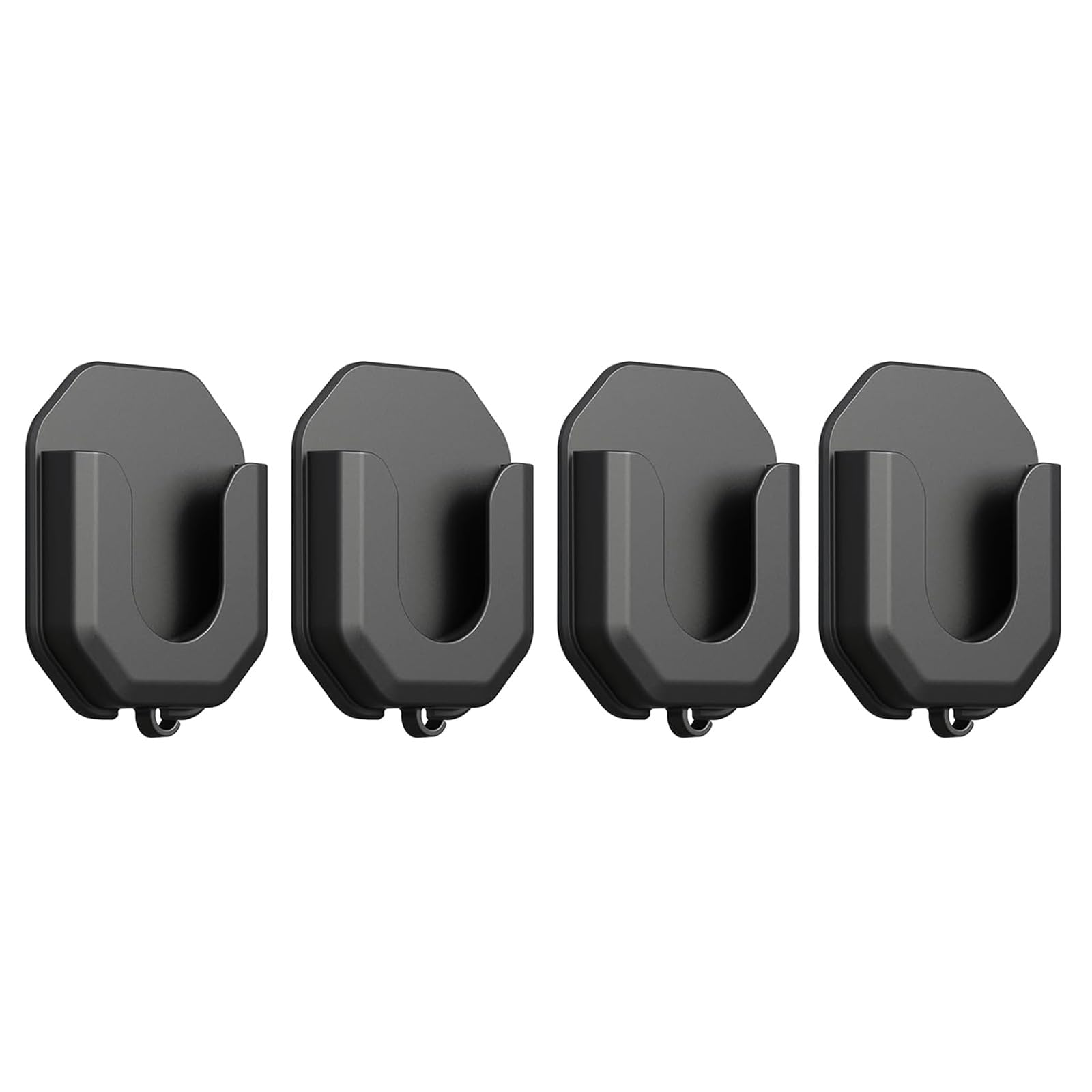 CUNZJIA 4Pcs Wall Mount Brackets Strong Adhesive Backing Indoor Camera Stand for Security Cameras None Drilling Required