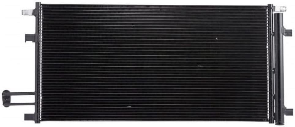 For Chevy Silverado 1500 A/C Condenser 2014 15 16 17 18 2019 Parallel Flow Configuration 5.3/6.2L w/Transmission Oil Cooler For GM3030306 | 84496856