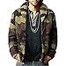 JELLYB Veste Homme Revers Avec Fermeture Éclair Urbaine Jeunesse Printemps Automne Homme Transition Veste Coupe Slim Mode Couleur Assortie Jacquard All-Match Homme Tricot Veste E-Camo M