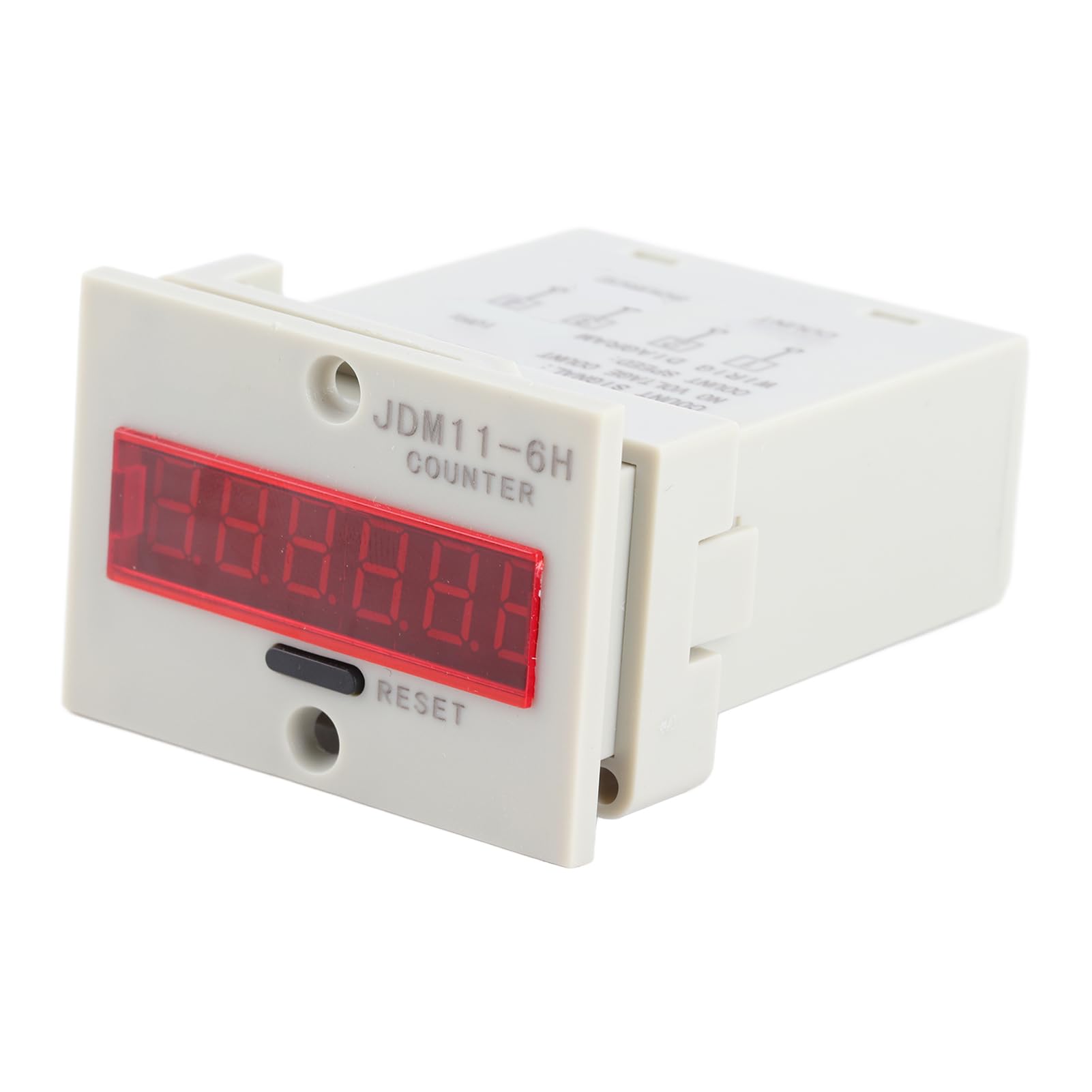 LED Digital Display Counter Relay 6 Digits Clear Signal Input Count 0.38 inch (AC/DC12V)