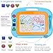 BABLOCVID Magnetic Drawing Board Toddler Toys for Boys Girls, 15 Inch Erasable Doodle Board for Kids Colorful Etch Education Sketch Doodle Pad Toddler Toys for Age 3 4 5 6 7 Year Old Boy Girl Blue