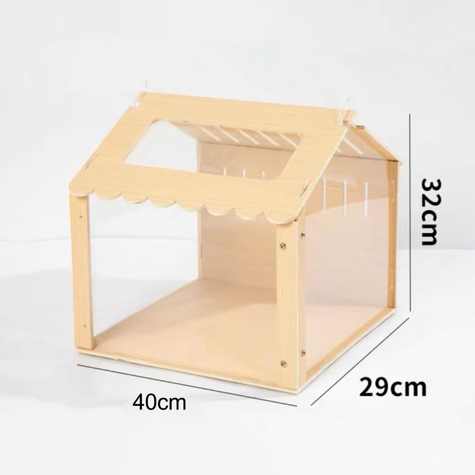 Habitat in legno per criceti, topi e ratti, facile da montare, offre divertimento, nascondigli e giochi attivi per animali domestici, criceti, ricci,