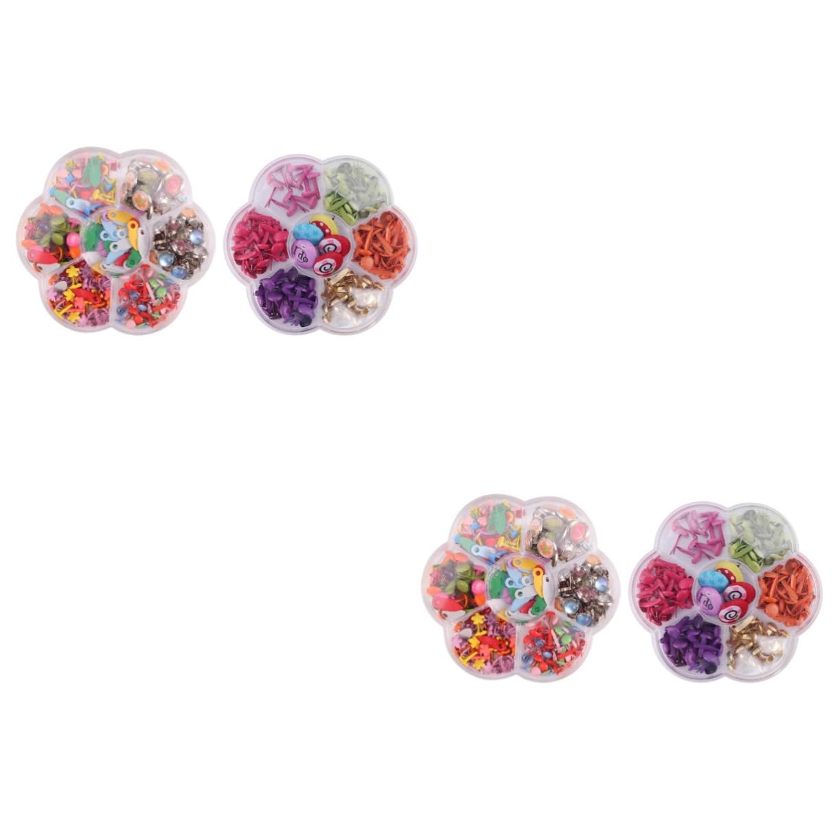 Attaches parisiennes clous en métal NUOBESTY fournitures de loisirs créatifs pour enfants 2 boîtes