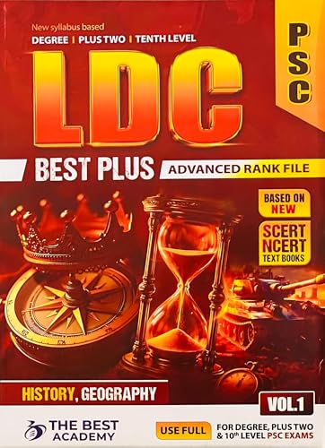 Image of ( Best Academy ) Kerala PSC 10th Mains Level Advanced Rank File - 2026 -2027 Edition || Set of 4 Volumes || Best Plus for All PSC Exams || Based on ... || Useful for 10th, +2 Level PSC Exams, AZG