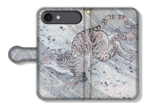 手帳型 iPhone17 Air互換 スマホケース 【世界の名画】 葛飾北斎 ☆浮世絵☆ 北斎漫画 戯画 漫画 アート 絵画 芸術 日本 和 和風 和柄 伝統 (7)
