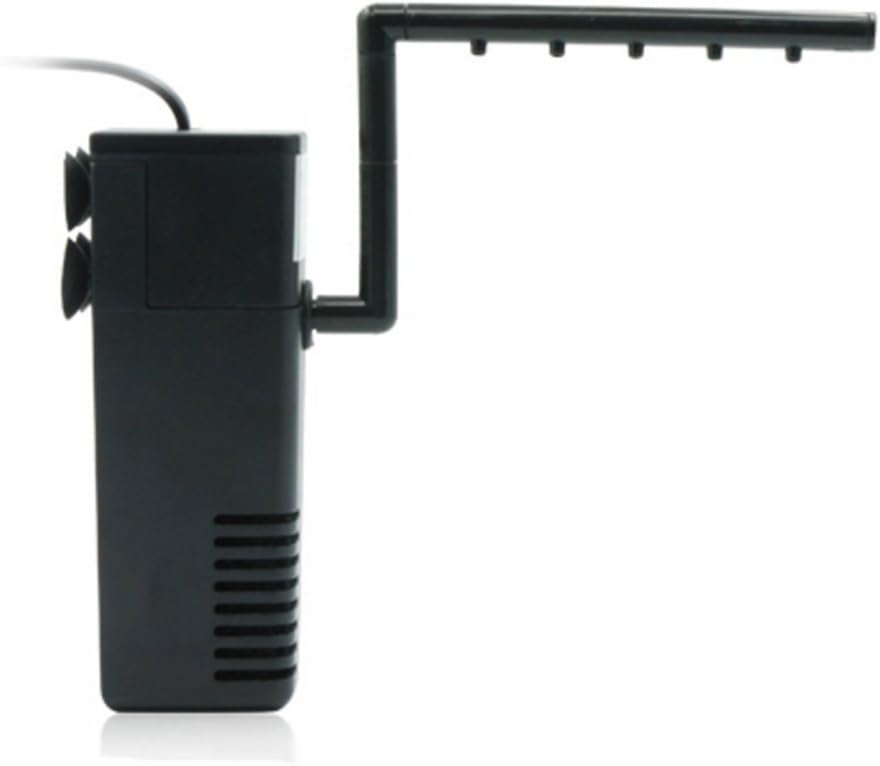 Ruyijixiang Submersible Pump Triple Mini Built-In Filter Aquarium Energy-Saving Silent Oxygen Pump,5W