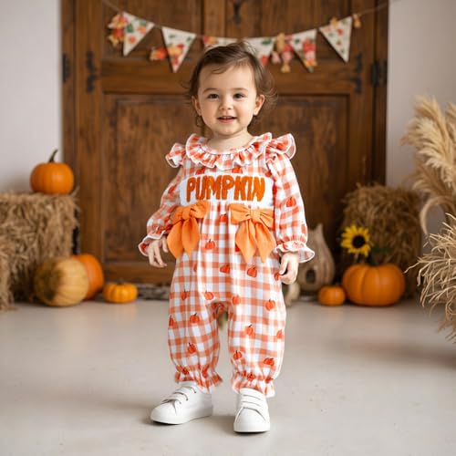 Infant Newborn Baby Girl Halloween Clothes Santa Claus Long Sleeve Romper Jumpsuit Striped One Piece Outfit3