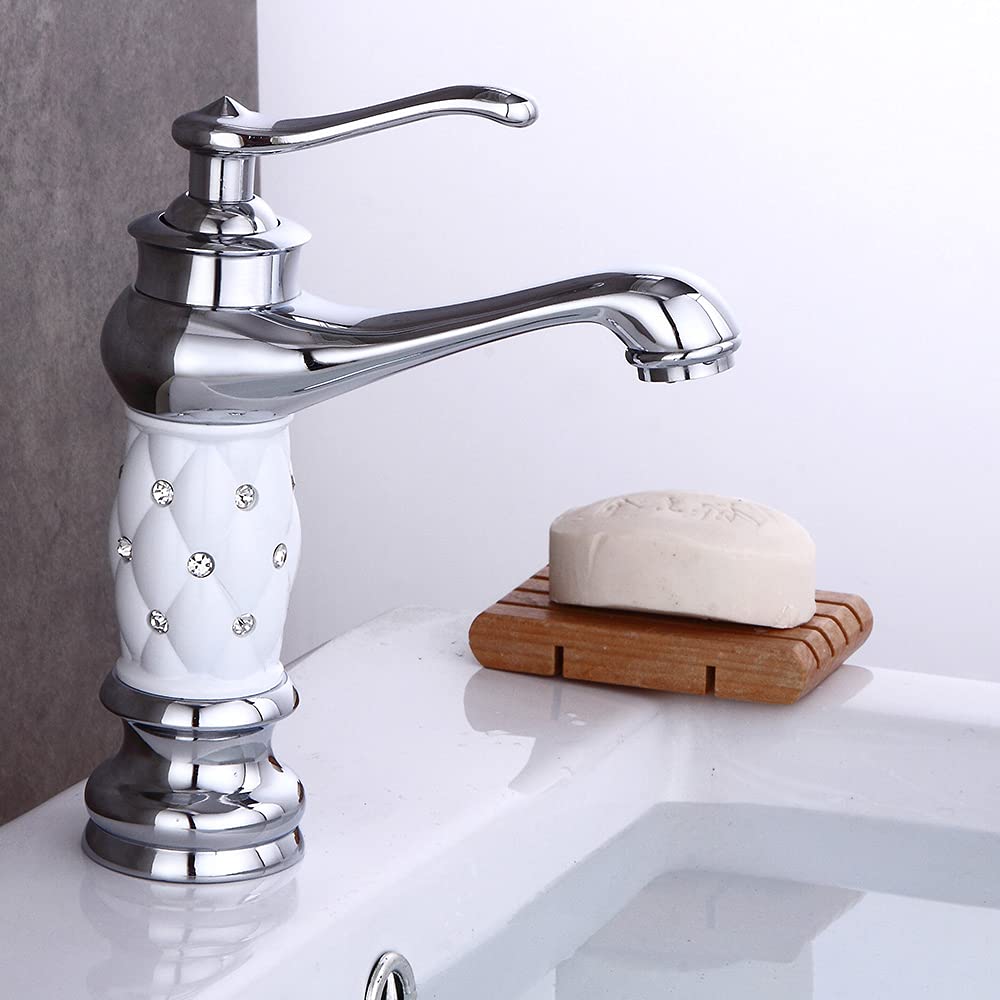 Bateria jednouchwytowa w stylu retro, armatura łazienkowa, armatura umywalkowa, antyczny mosiądz, niskie ciśnienie, armatura łazienkowa, bateria mieszakowa, elegancka armatura umywalkowa do ciepłej