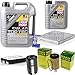 Produktbild QR-PARTS 69358400 Filter Set Inspektionspaket 6 Liter Liqui Moly Motoröl Top Tec 4100 5W-40 MANN-FILTER Innenraumfilter Kraftstofffilter Luftfilter Ölfilter