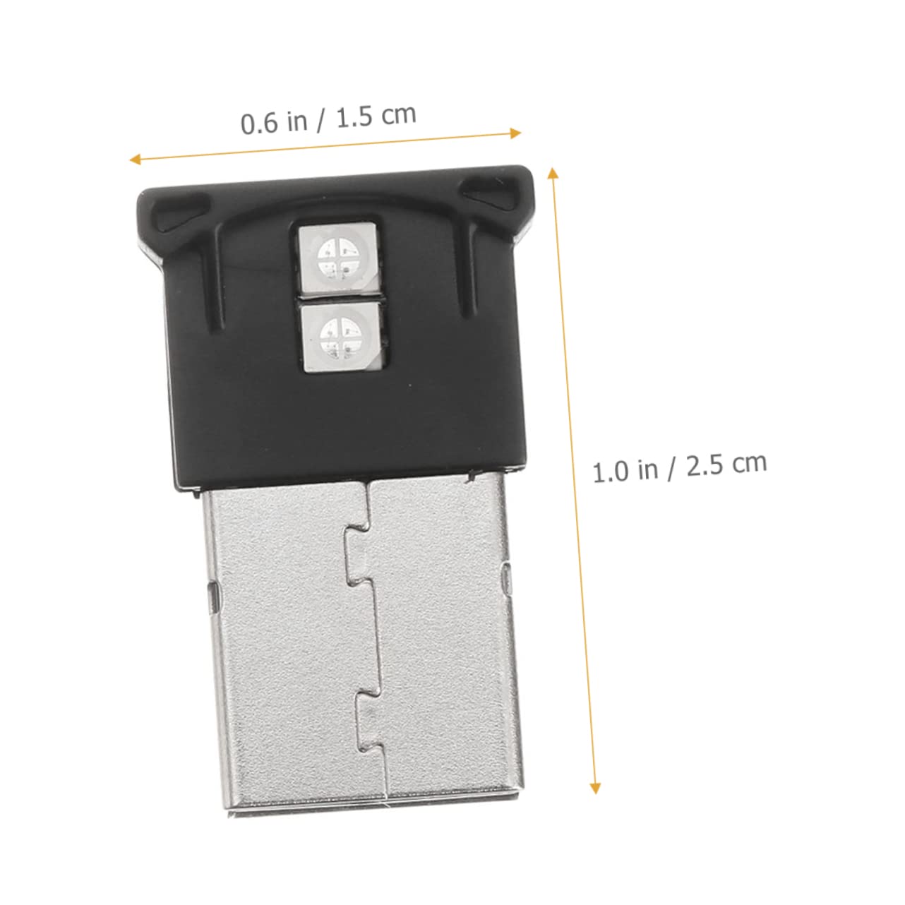 iplusmile 8piezas Luz De USB Dimmable Lámpara RGB para Interior De Coche Noche y Decoración Sensor De Luz Automático