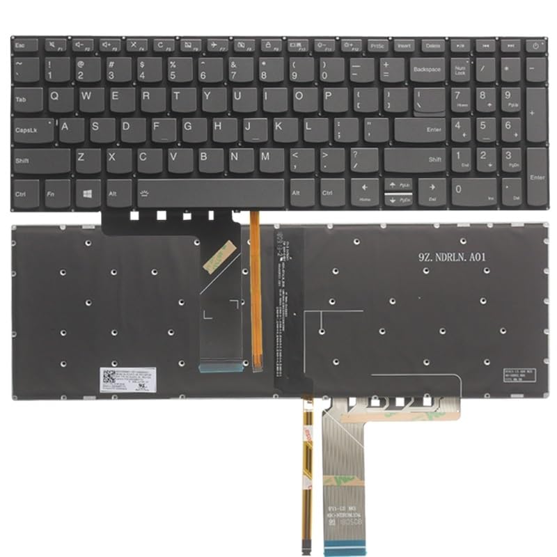 Teclado Lenovo IdeaPad 330-15 retroiluminado con distribucion de teclas de Estados Unidos