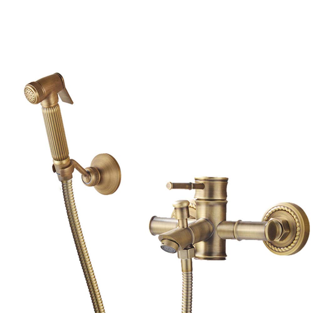 JYBNBBE Single Lever Bath Tub Shower Mixer Tap with Stainless Steel Hose and Handshower