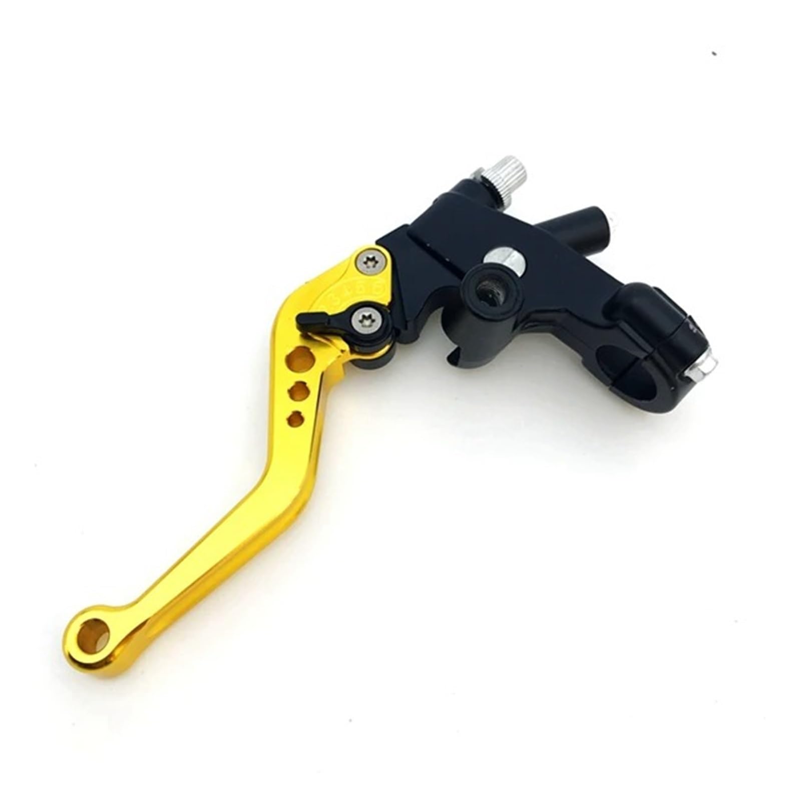 Jwqebns Gold Motorcycle Brake Clutch Levers For Msx125 For Nanja250 For Suzuki For Kawasaki For Triumph Universal 8 Colors 22Mm 7/8" Handlebar Cable Clutch Lever Line(Gold)