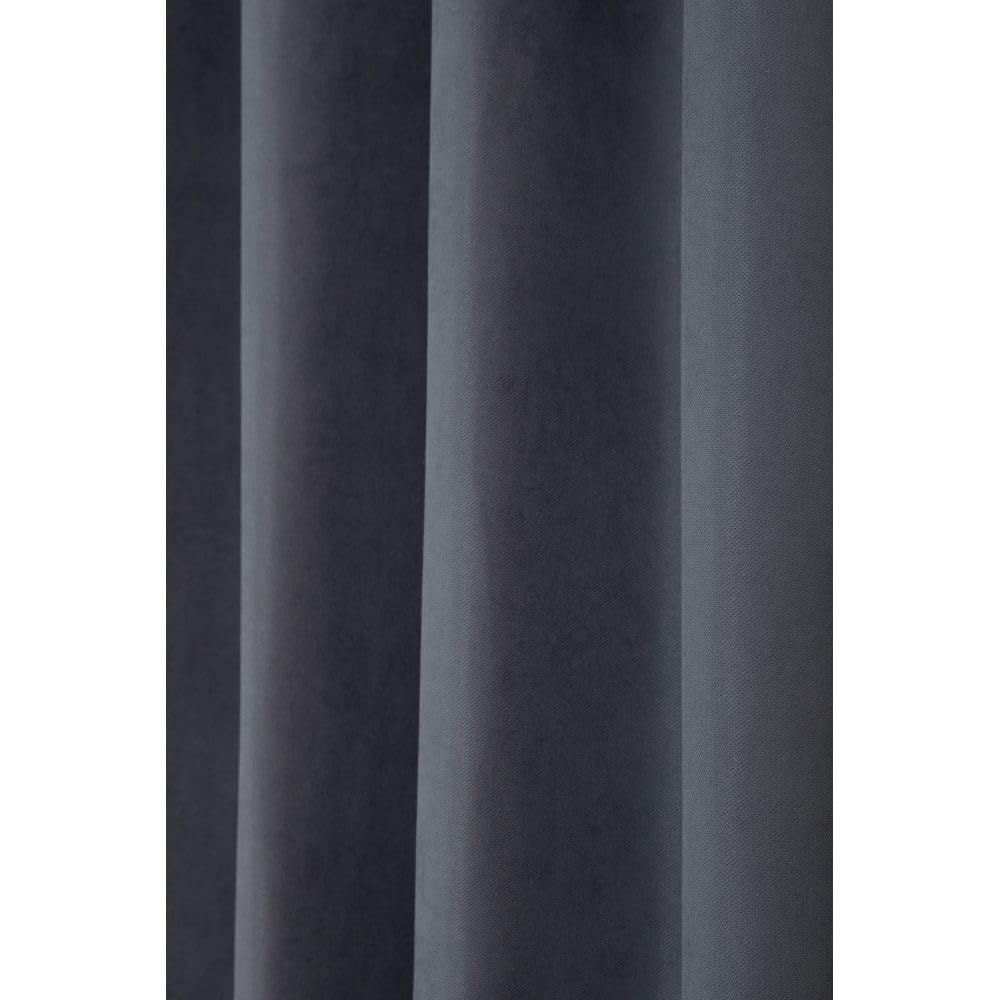 Moondream ThermActiv® Rideau Thermique Hiver+Été | Isolant Anti-Chaleur et Anti-Froid | Technologie Brevetée | Fabrication UE | Galon fronceur | Gris MC458 | 130L x 250H cm