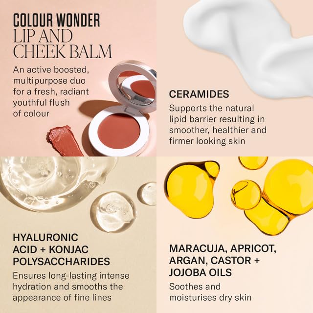 Mii Cosmetics Colour Wonder Lip and Cheek Balm, Rebel Red, 3.2 g (Pack of 1) - Image 4