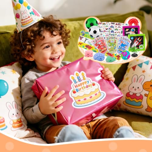 nicknack 116Stück Mitgebsel Kindergeburtstag, Geburtstag Gastgeschenke Mitbringsel, Give Aways Gastgeschenk Kindergeburtstag Wundertüte, Spielzeug kleine Geschenke für Kinder Jungen Mädchen