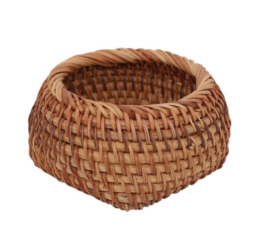 Räucherstäbchen Räuchergefäß Halter Kreativer Retro-Räuchergefäßständer Aus Rattan Mit Aschefänger Für Die Teezeremonie Im Teehaus Zuhause Büro Yoga