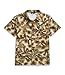 The North Face Boys S/S Amphibious Button Down, L, Utility Brown TNF Cactus Camo Print