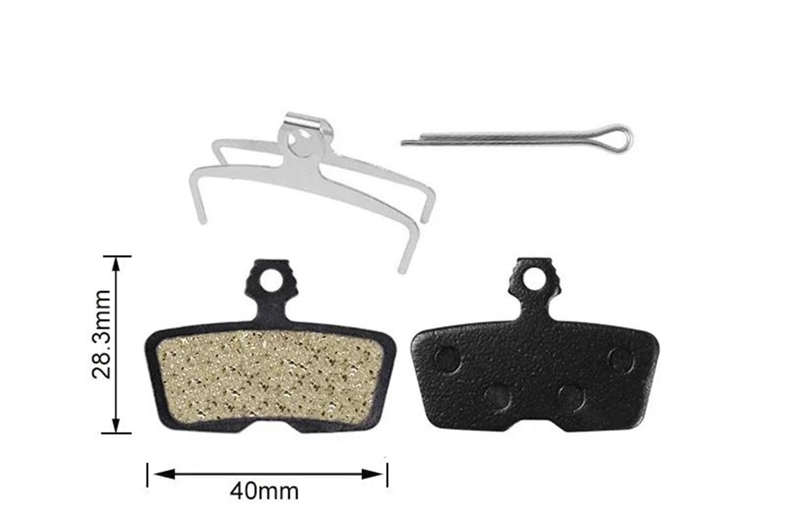 Bremsbelag Fahrrad Scheibenbremsbeläge Für Sram Für Avid Code R 2011-2014 Für Für Guide RE Für Sattel RSC 2018 Harz Scheibenbremsbeläge(30 Pairs)