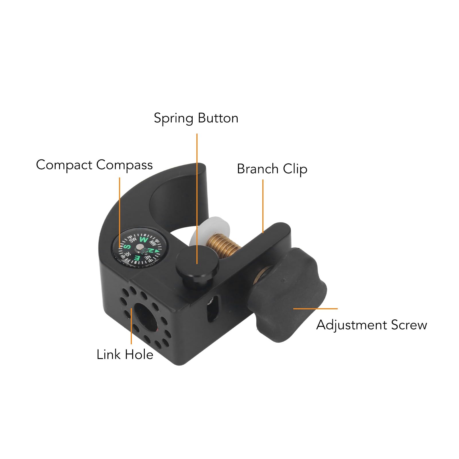 RTK Pole Clamp Adjustable Holder Aluminum Alloy