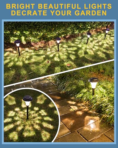 Solar pathway lights 6 pack outdoor waterproof
| Outdoor solar lights yard lawn patio garden landscape walkway driveway
| Waterproof 6 pack solar lights for yard and pathway