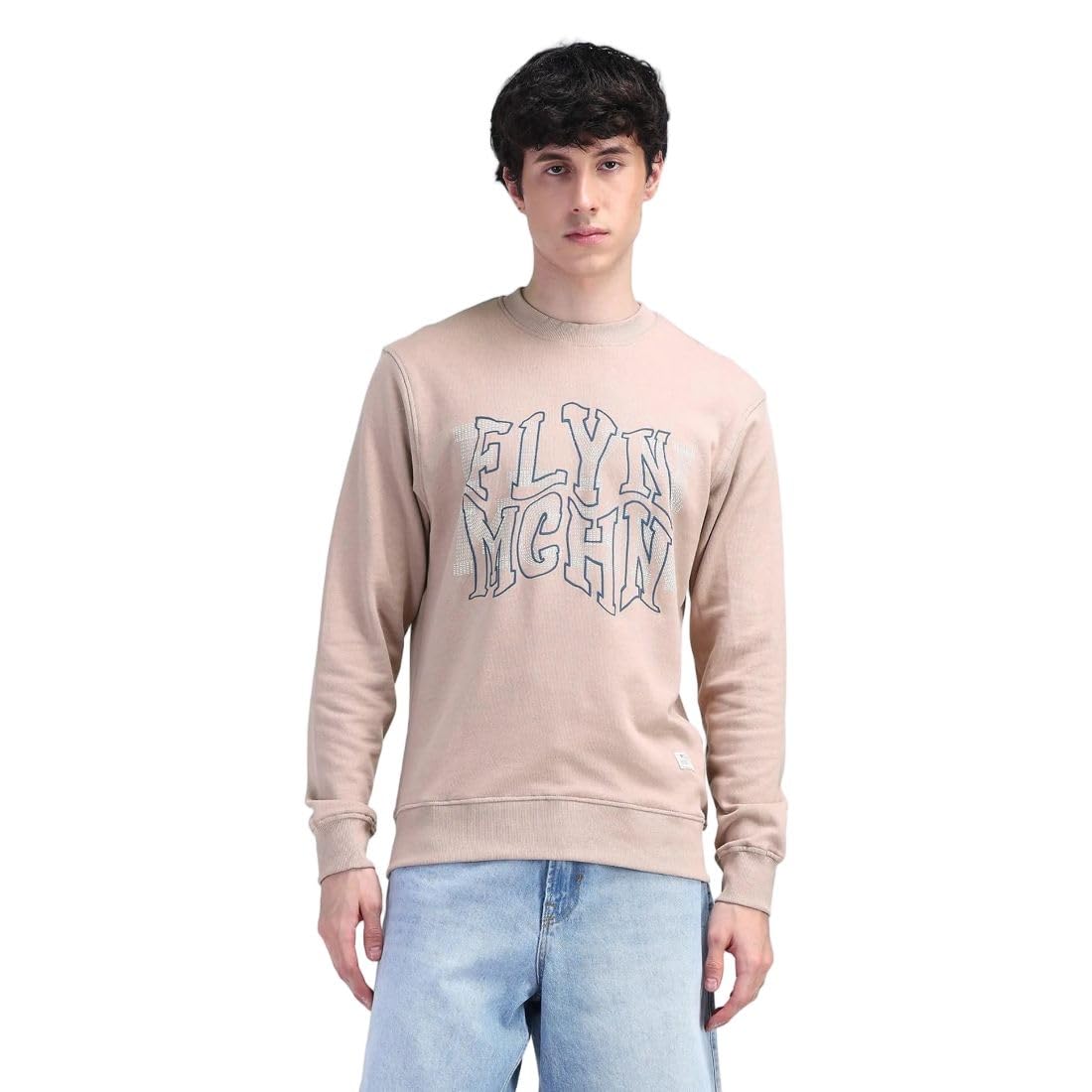 flying machine Men's Regular Fit Sweatshirt| Printed-picture-30