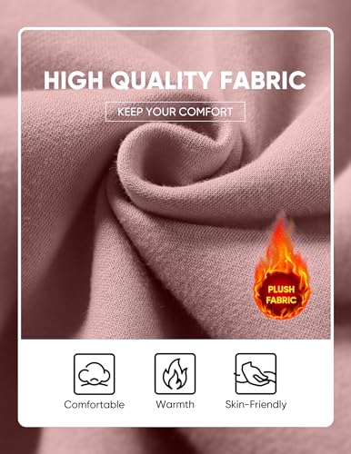 Image of JMIERR Mens Fleece Lined Hoodie Pullover Drawstring Pocket Winter Warm | Cozy fleece-lined pullover, adjustable drawstring hood, kangaroo pocket, regular fit, machine wash