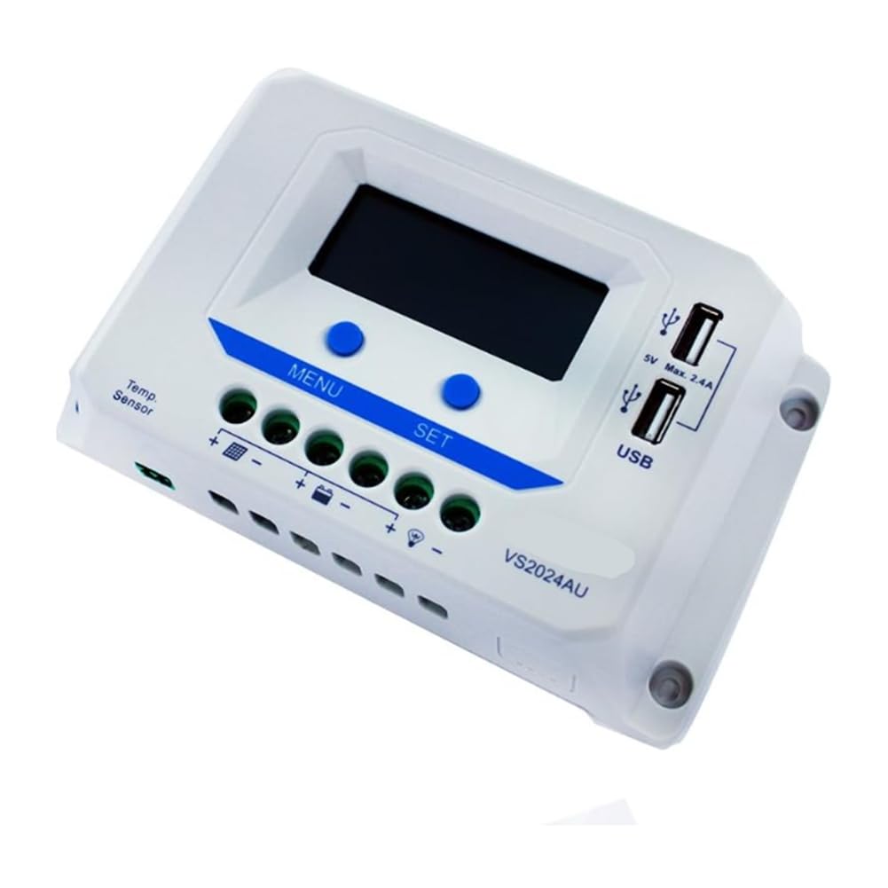 Régulateur solaire PWM 20A idéal pour camping-car et van 12V - 7