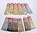 AMACO Rub 'N Buff Wax Metallic Finish, 12 Tube (9 Color) Assortment (Gold Leaf, Antique Gold, Grecian Gold, Ebony, Silver Leaf, Spanish Copper, Autumn Gold, European Gold, Pewter)