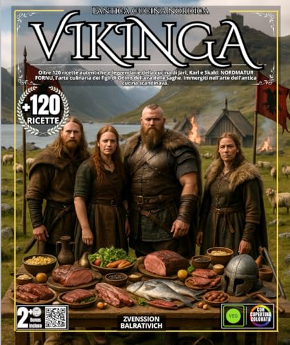 L'antica cucina nordica VIKINGA: Oltre 120 autentiche ricette mitiche dalla cucina di Jarl, Karl e Skald - NORDMATUR FORNU, l'arte culinaria dei figli ... nell'arte dell'antica cucina SCANDINAVO