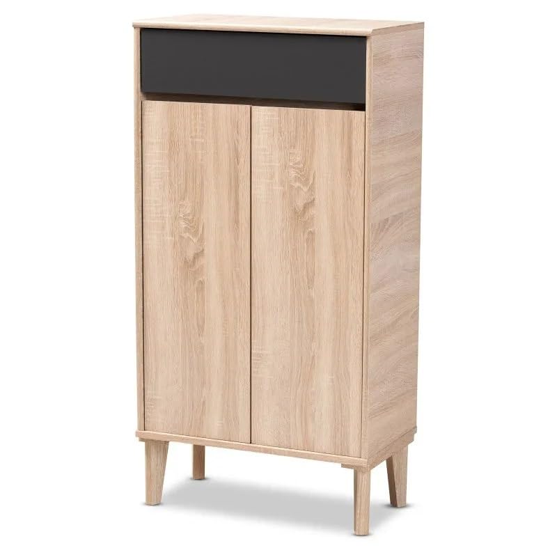 Hoe Rack Cabinet for Entryway Modern Entrance Shoe Cabinet with Drawers Wooden Decorative Shoe Cabinet Home Office Storage Shoe Cabinet Shoe Organisers