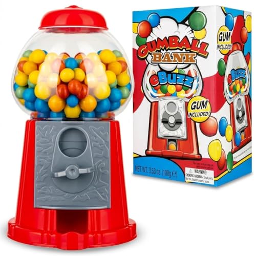 CALVY GUMBALL VENDING MACHINE DISPENSER SWEET BUBBLEGUM FUN KIDS TOY CHEWING GUM NEW