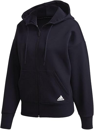 adidas Women's W 3s Dk Fz S Hd Sweatshirt : Amazon.co.uk: Clothing