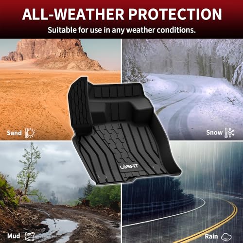 Image of LASFIT Floor Mats for Lincoln Nautilus 2019-2023 Black