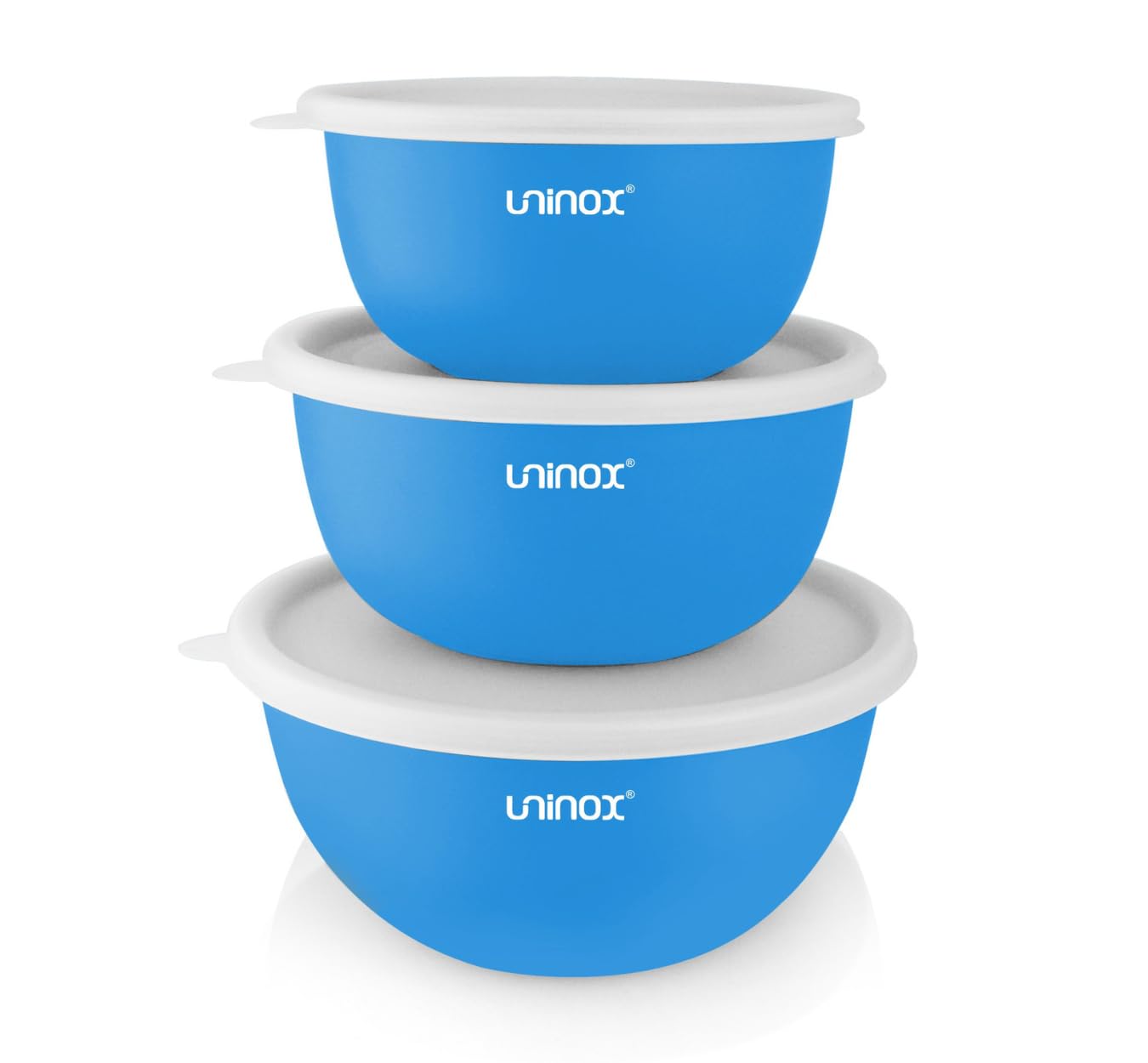 Buy Uninox Serving Bowls with Lid Microwave Safe Bowl Stainless Steel Serving Bowls